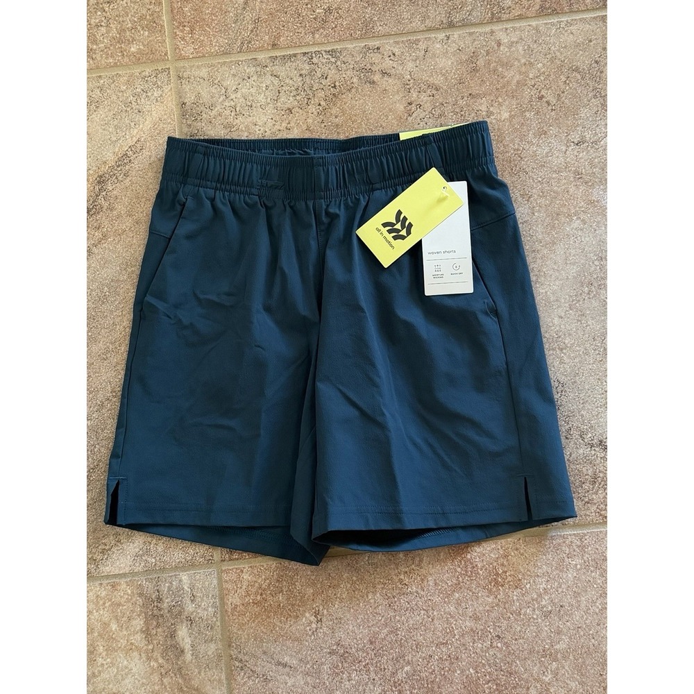 All in Motion Boys Athletic Gym to Swim Shorts - Teal Blue Size: M (8) NWT